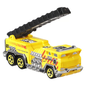 Hot Wheels Monster Truck si Masinuta Metalica 5 Alarm