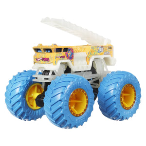 Hot Wheels Monster Truck Glow in The Dark Masinuta 5 Alarm