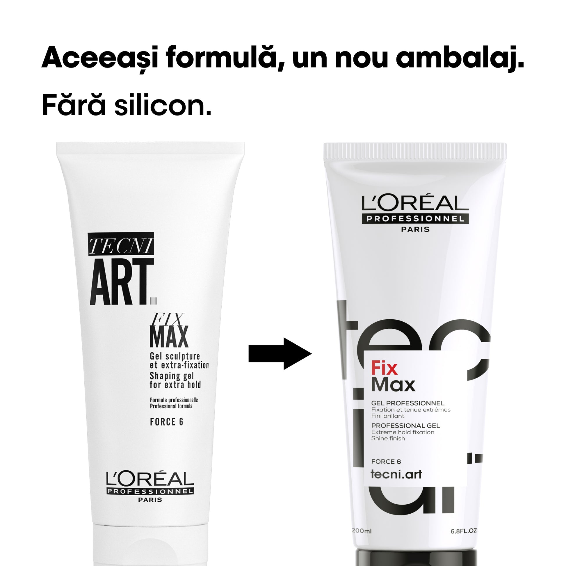 L'Oreal Professionnel Tecni Art Fix Max Gel Pentru Structura Si Extra-Fixare 200ml - Beauty Lounge