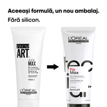 Încarcă imaginea în Galerie, L&#39;Oreal Professionnel Tecni Art Fix Max Gel Pentru Structura Si Extra-Fixare 200ml
