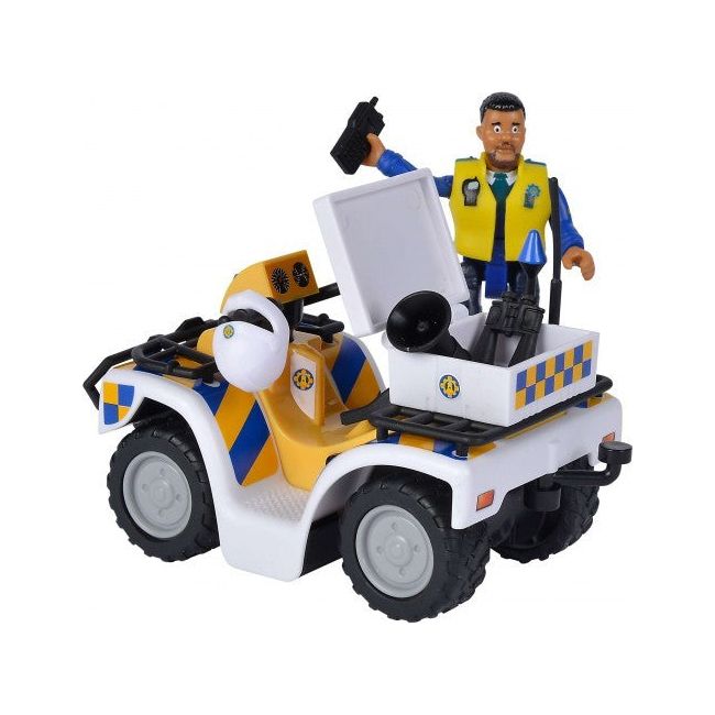 Simba Pompierul Sam Sam Police ATV Figurina