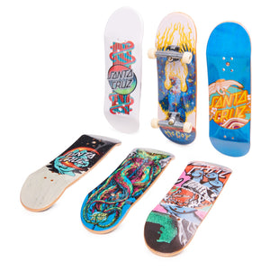 Tech Deck Pachet 6 Piese cu Accesorii Fingerboard Santa Cruz
