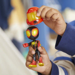 Spider-Man Spidey Prietenii Extraordinari Set Masinuta si Figurina Miles Morales