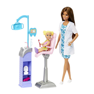 Barbie I Can Be Set Mobilier cu Papusa Doctor Stomatolog Satena