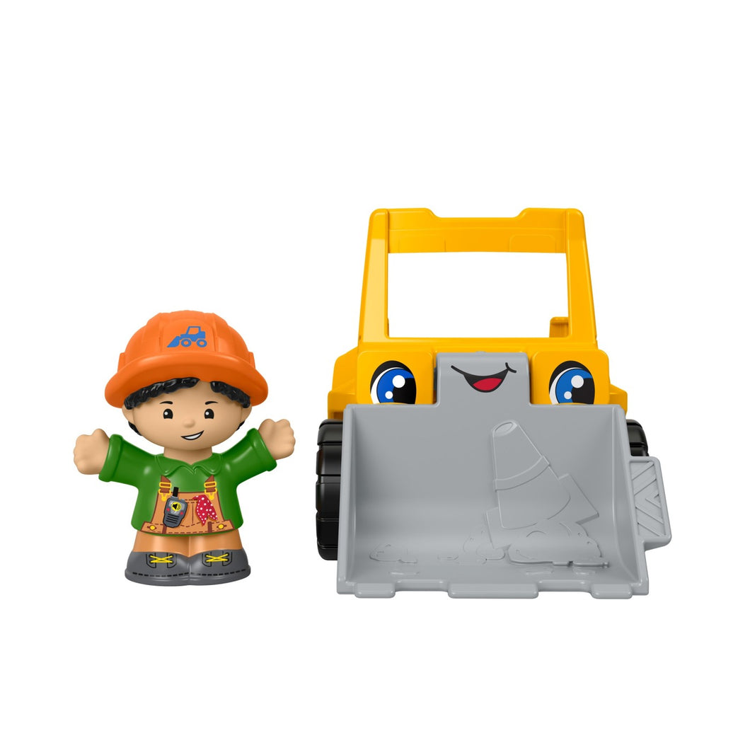 Fisher Price Little People Little People Vehicul Buldozer 10cm