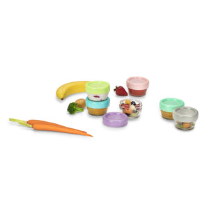 Melii Set 6 Recipiente Sticla Pentru Hrana Bebe 59ml