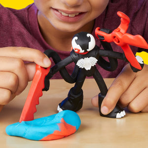 Play-Doh Spider-Man Spiderman Set 2 Figurine Batalie cu lansator si Sulita