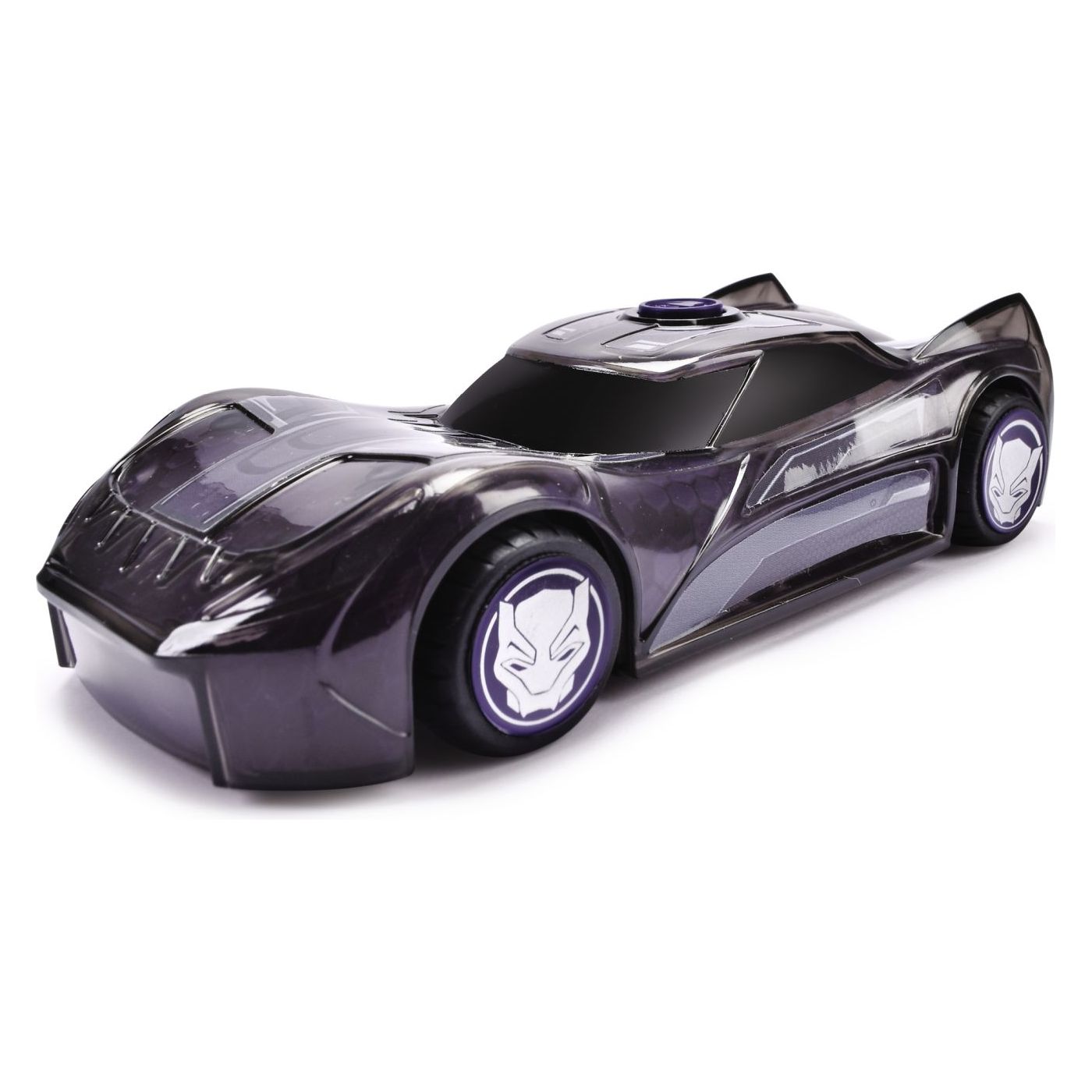 JadaToys - Marvel Masinuta Light Black Panther cu Sunete si Lumini
