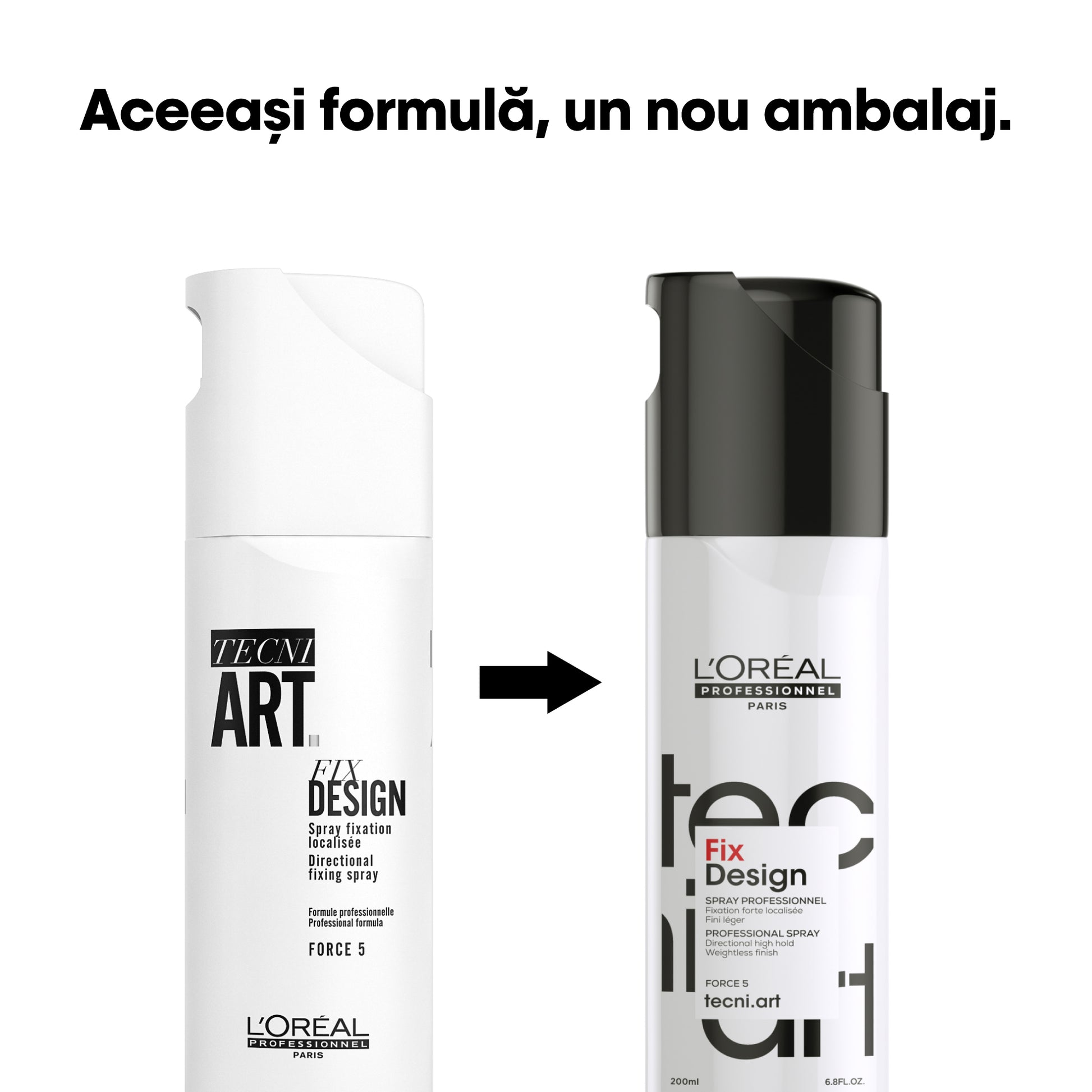 L'Oreal Professionnel Tecni Art Fix Design Spray Cu Fixare Localizata 200ml - Beauty Lounge
