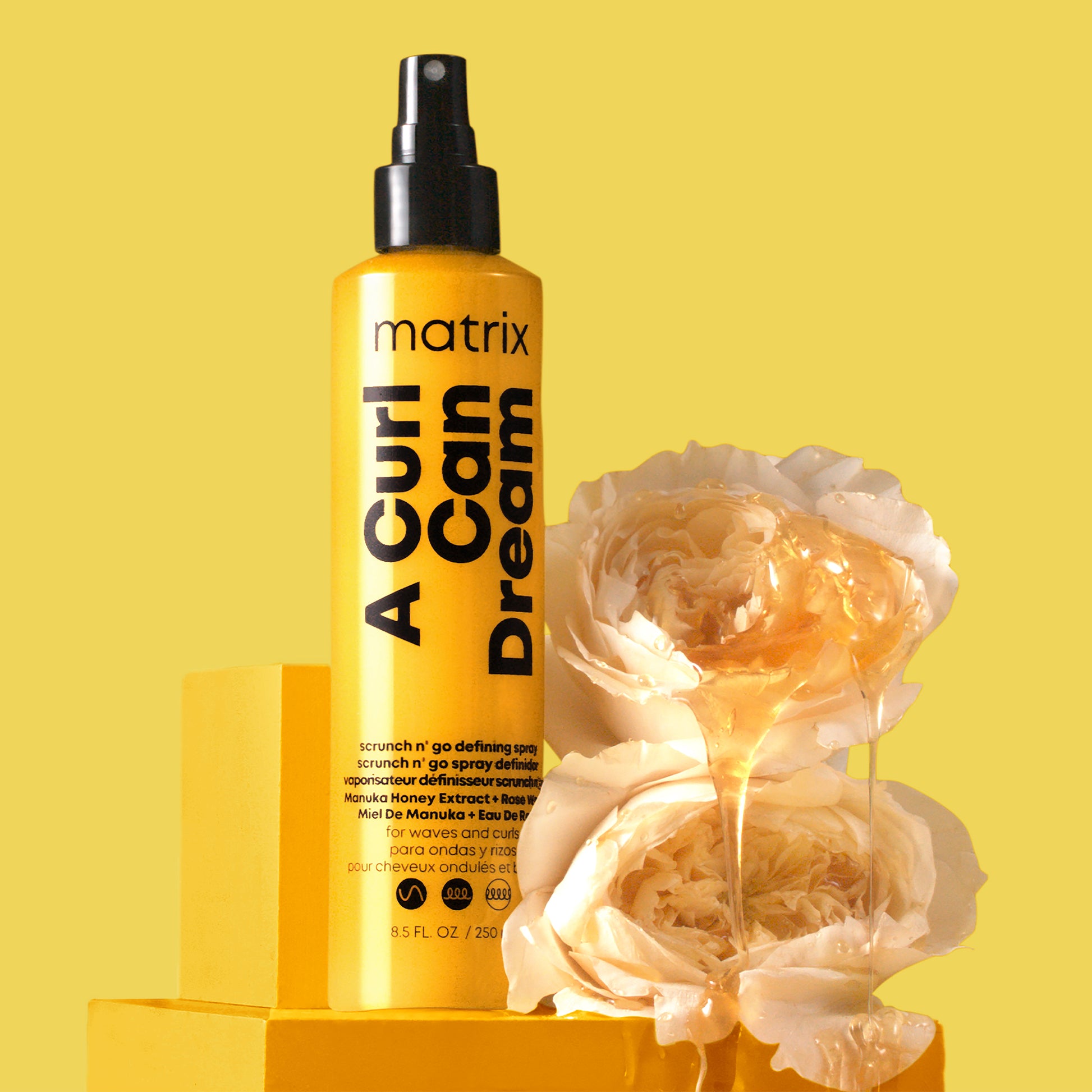 Matrix A Curl Can Dream Scrunch N'Go - Spray Leave-In Pentru Par Cret 250ml - Beauty Lounge