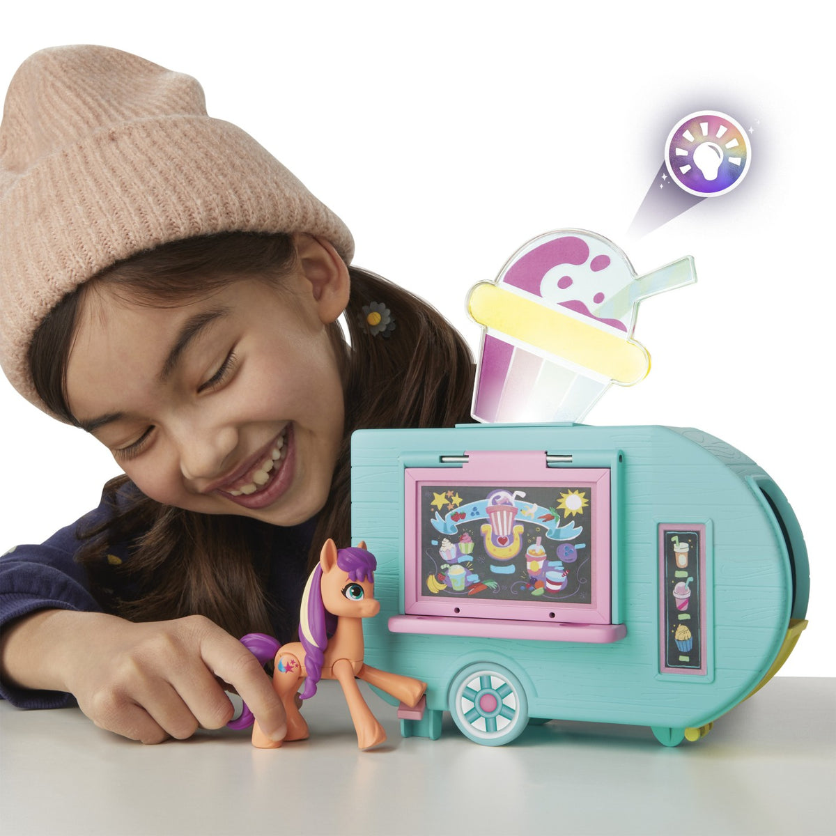 My Little Pony Rulota de Smoothie a lui Sunny Starscout