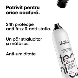 L'Oreal Professionnel Tecni Art Fix Anti Frizz Spray cu Fixare 250ml