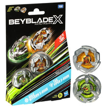 Încarcă imaginea în Galerie, Beyblade X Pachet Duo Tail Viper 3-80Hn si Gale Wyvern 5-80Gb
