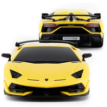 Încarcă imaginea în Galerie, Rastar Masina cu Telecomanda lamborghini Aventador SVJ Galben
