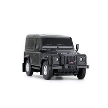 Încarcă imaginea în Galerie, Rastar Metal Masinuta Convertibila Land Rover Defender Negru cu Telecomanda
