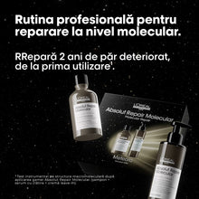Încarcă imaginea în Galerie, L’Oreal Professionnel SE Absolut Repair Molecular Duo - Set Pentru Par Deteriorat
