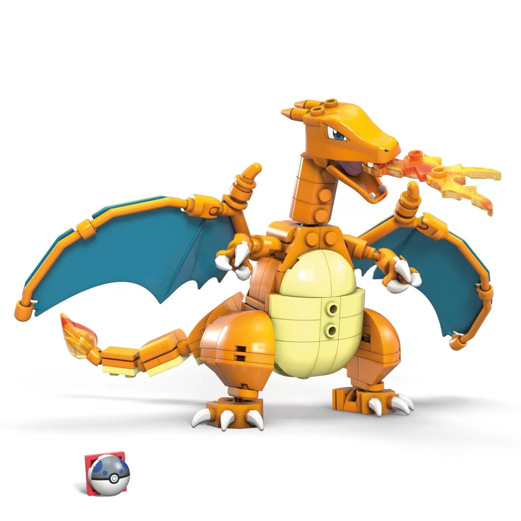 Pokemon Mega Construx Charizard Dracaufeu Glurak