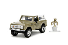 Încarcă imaginea în Galerie, Jada Toys Marvel Set Masinuta Metalica Ford Bronco si Figurina Groot
