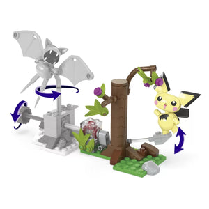 Pokemon Mega Set de Constructie Forajele Forestiere Ale Lui Pichu