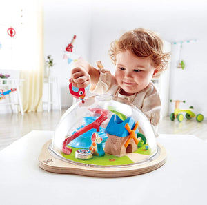 Hape Labirint Magnetic cu Bile Colorate