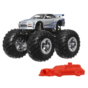 Hot Wheels Monster Truck Masinuta Fast And Furious Skyline