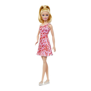 Barbie Fashionista Blonda cu Parul Prins in Coada