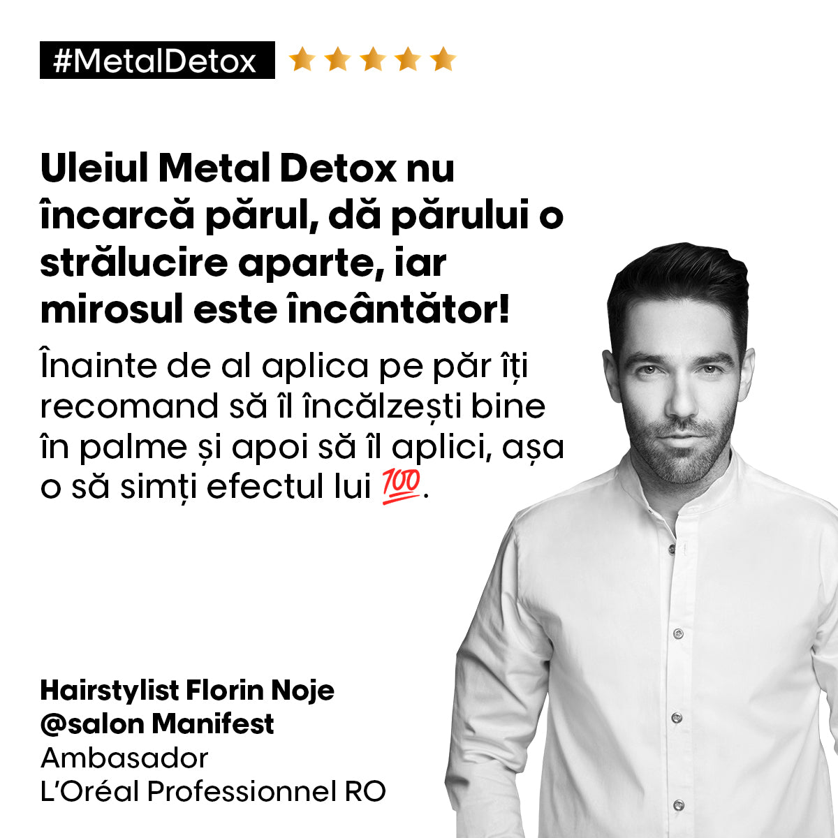 L'Oreal Professionnel SE Metal Detox - Ulei Concentrat de Par 50ml - Beauty Lounge