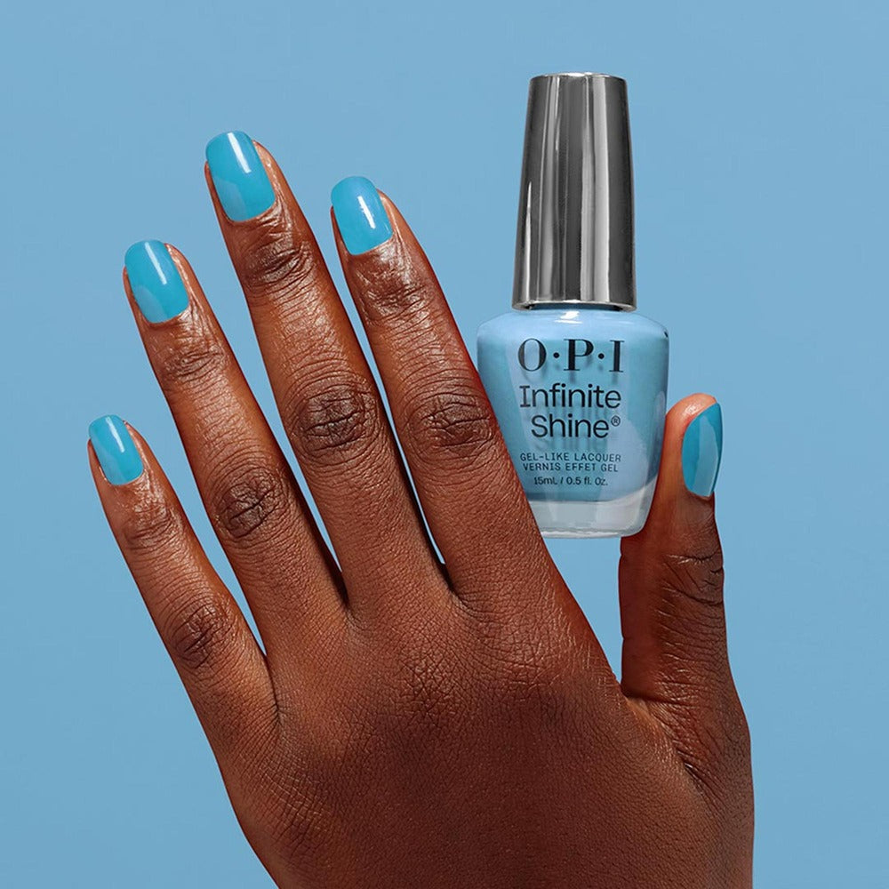 OPI Infinite Shine Gel Lac de Unghii - Never Leavin Blue 15ml