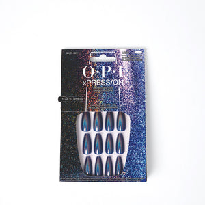 OPI xPress-On Kit Unghii False cu Efect de Gel - Blue-Gie - Long