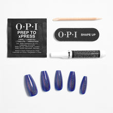 Încarcă imaginea în Galerie, OPI xPress-On Kit Unghii False cu Efect de Gel - Blue-Gie - Long
