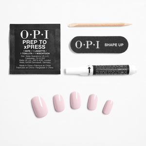 OPI xPress-On Kit Unghii False cu Efect de Gel - Don’t Bossa Nova Me Around - Classic