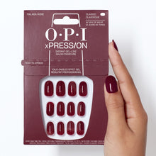 Încarcă imaginea în Galerie, OPI xPress-On Kit Unghii False cu Efect de Gel - Malaga Wine - Classic
