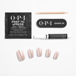 OPI xPress-On Kit Unghii False cu Efect de Gel - Throw Me a Kiss - Classic