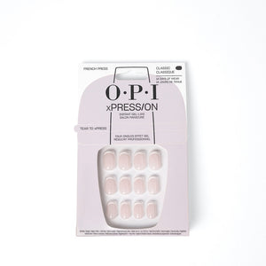 OPI xPress-On Kit Unghii False cu Efect de Gel - French Press - Classic