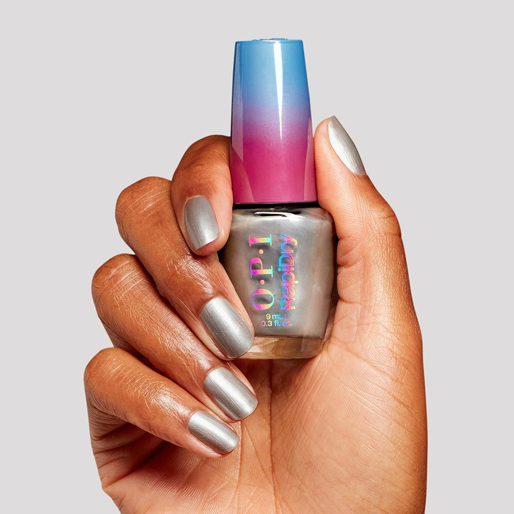 OPI RapiDry A Silver of a Sec - Lac de Unghii cu Uscare Rapida 9ml - Beauty Lounge