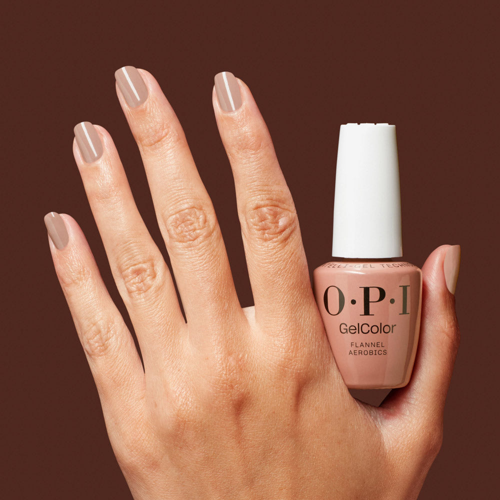 OPI Mani-tude Collection Lac de Unghii Semipermanent - Flannel Aerobics 15ml Nude