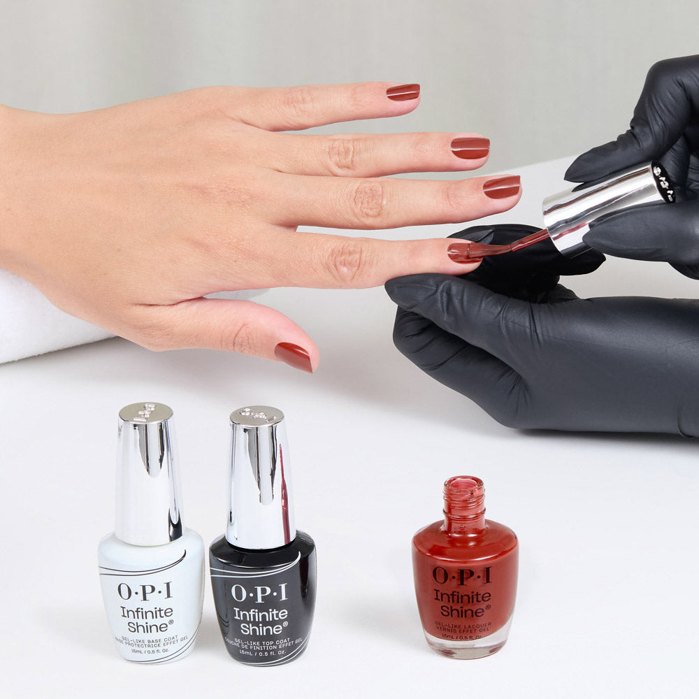 OPI Mani-tude Collection Lac de Unghii cu Efect de Gel - Nail Prep Rally 15ml Rosu