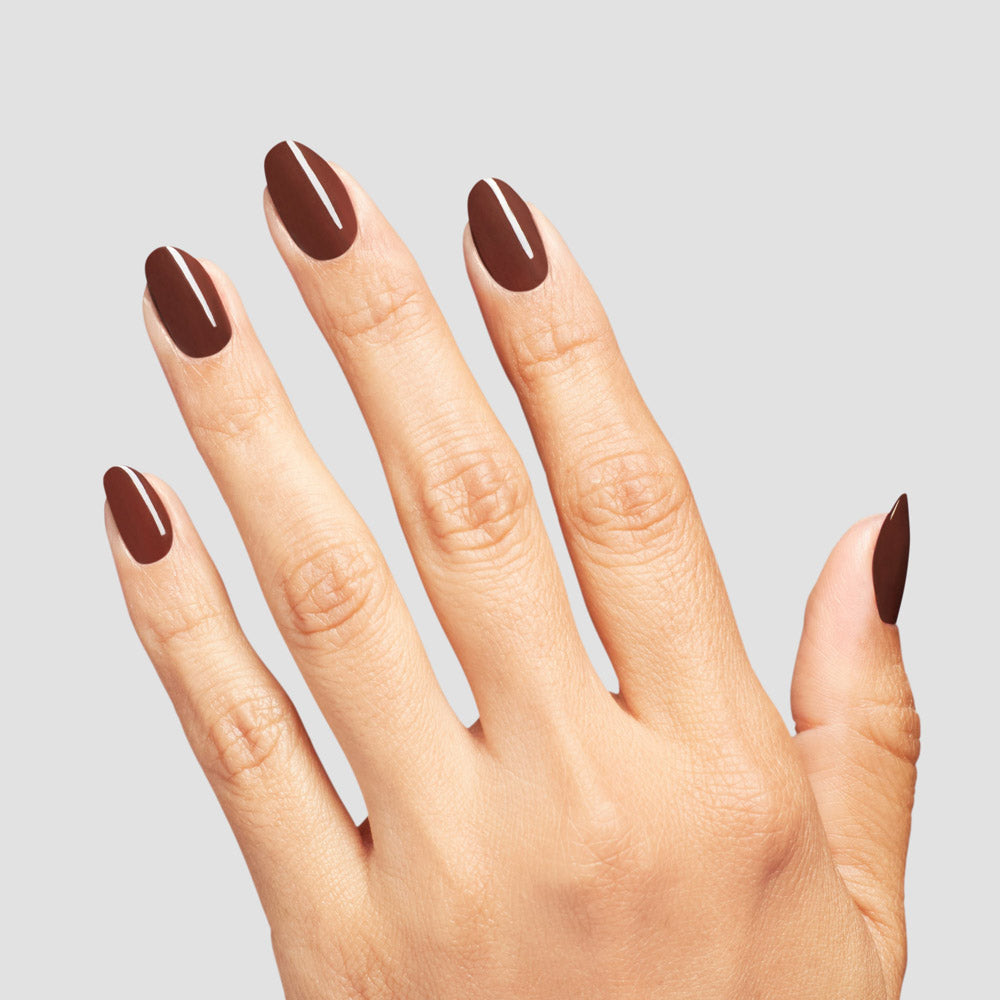 OPI Mani-tude Collection Lac de Unghii cu Efect de Gel - Lip Hot Liner 15ml Maro