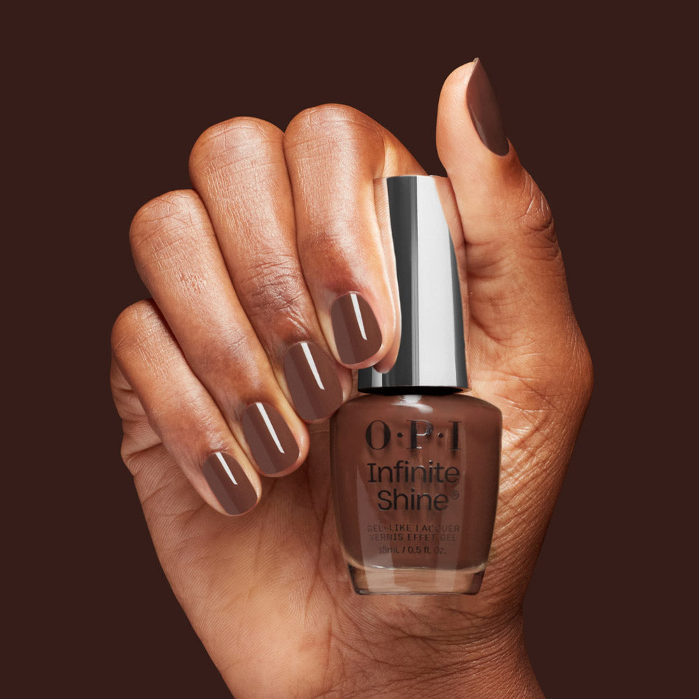 OPI Mani-tude Collection Lac de Unghii cu Efect de Gel - Lip Hot Liner 15ml Maro