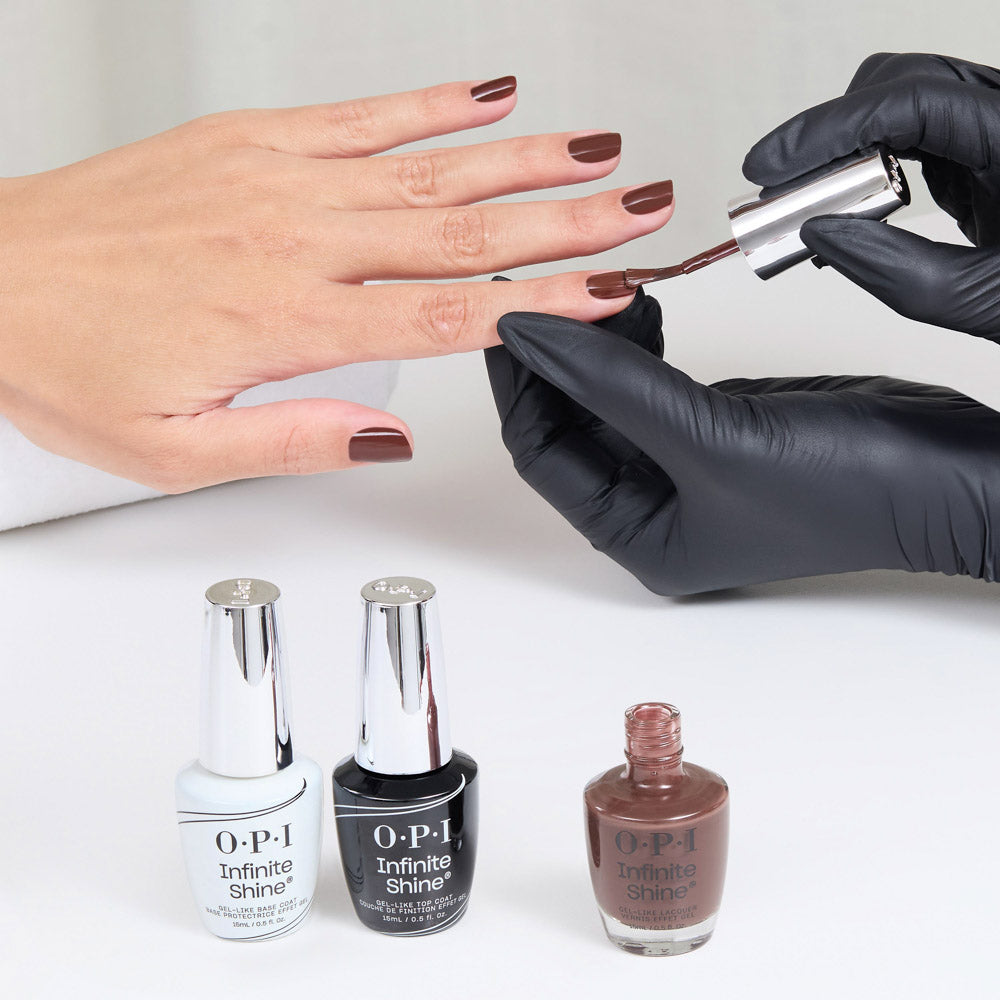 OPI Mani-tude Collection Lac de Unghii cu Efect de Gel - Lip Hot Liner 15ml Maro