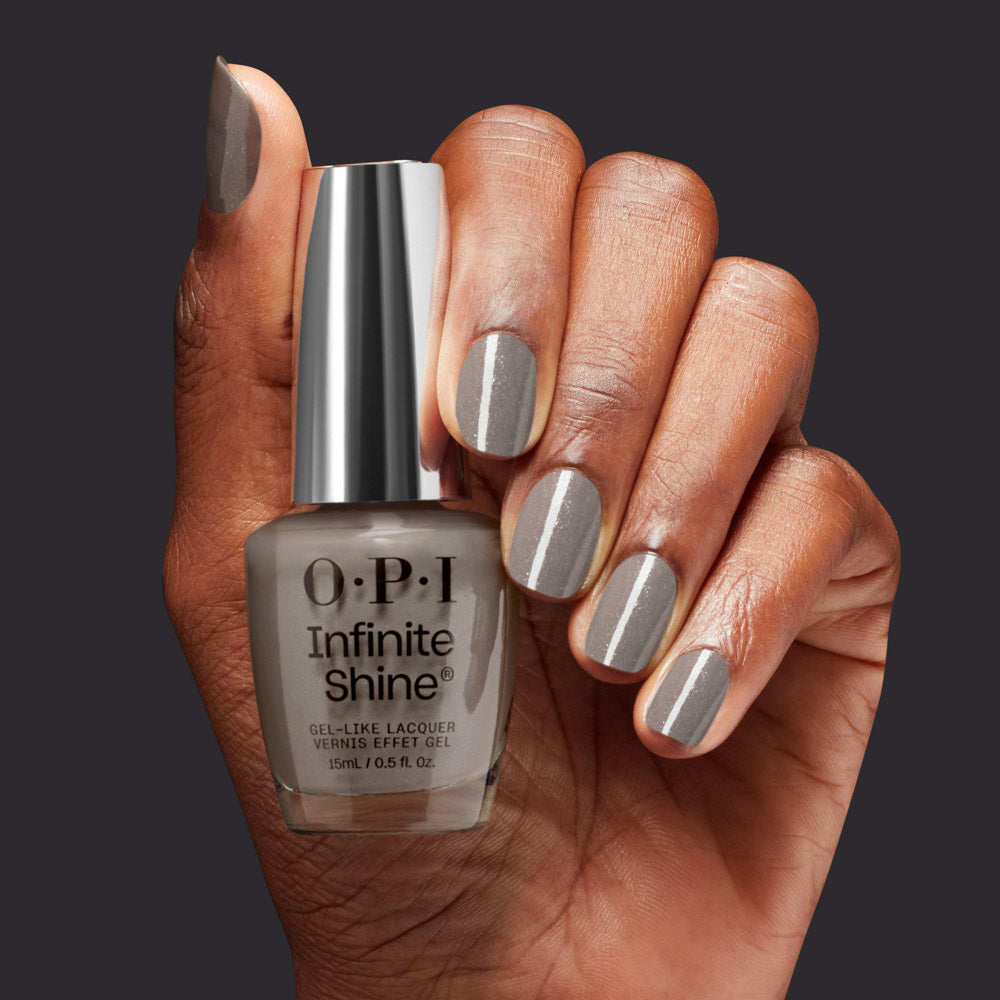 OPI Mani-tude Collection Lac de Unghii cu Efect de Gel - Belly Button Bling 15ml Gri