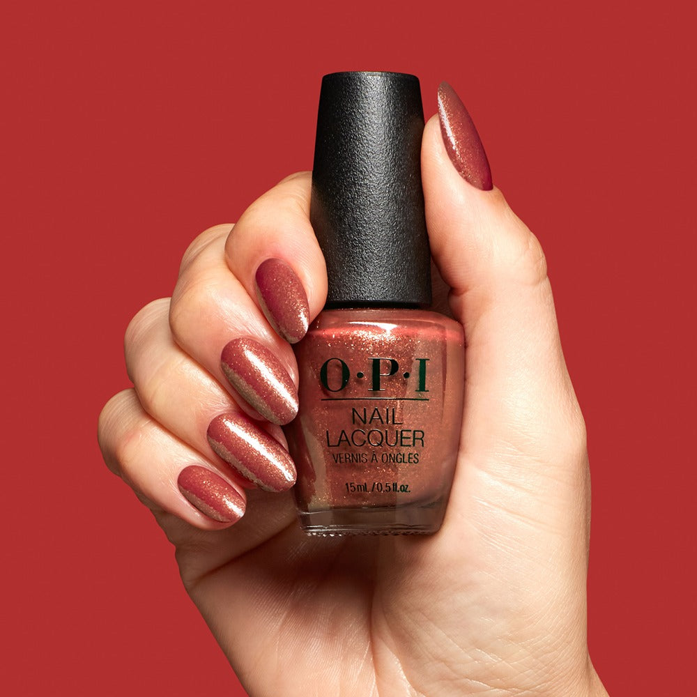 OPI Nail Lacquer Ginger Snapped 15ml - Lac de Unghii Pigmentat Maro