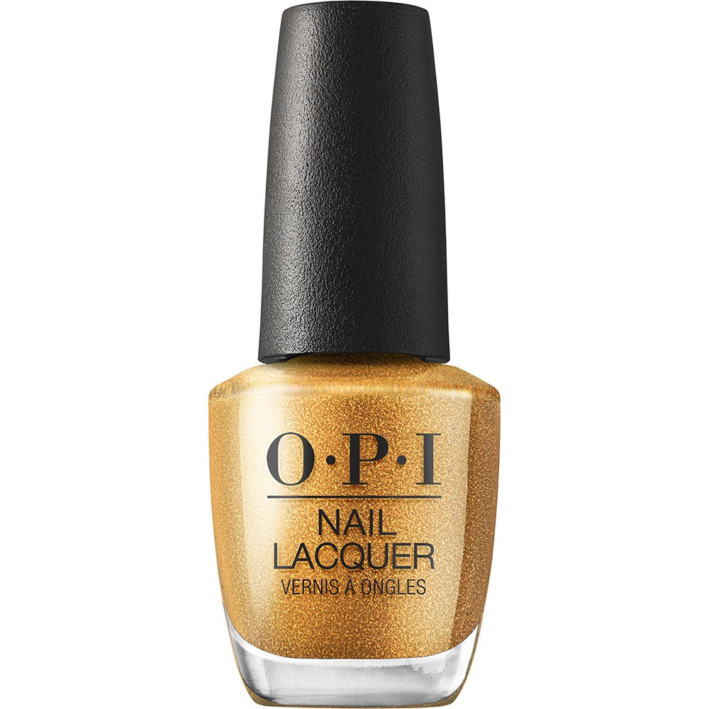 OPI Nail Lacquer Shine Nougat by Nature 15ml - Lac de Unghii Pigmentat Auriu