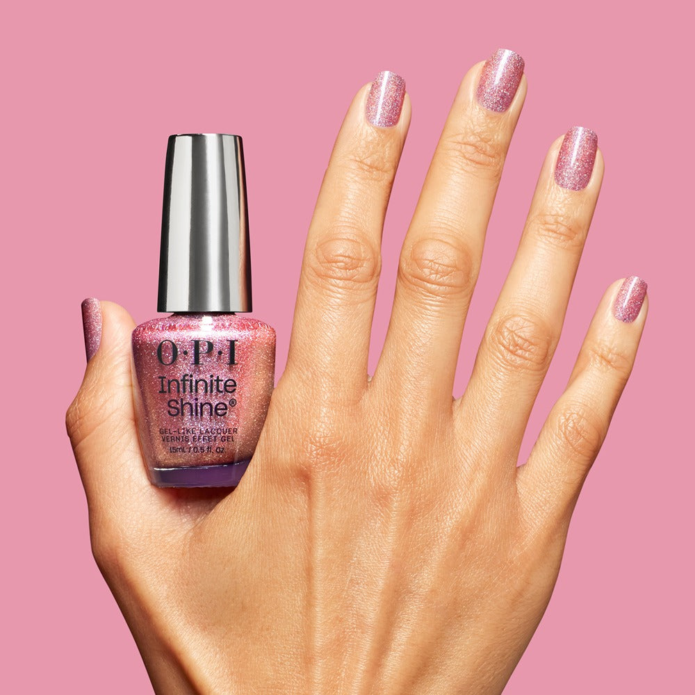 OPI Infinite Shine Pinkish Delight 15ml - Lac de Unghii cu Efect de Gel Roz