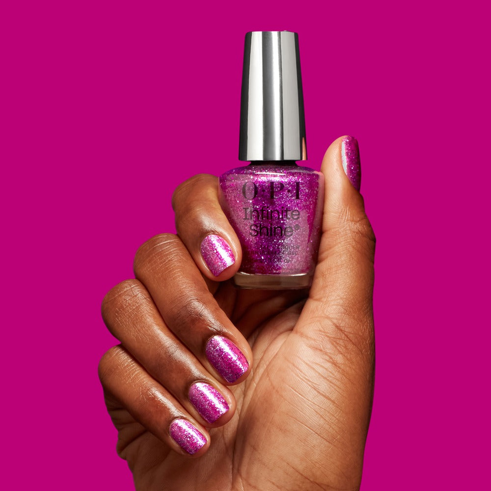 OPI Infinite Shine A Lil Suga & Spice 15ml - Lac de Unghii cu Efect de Gel Mov
