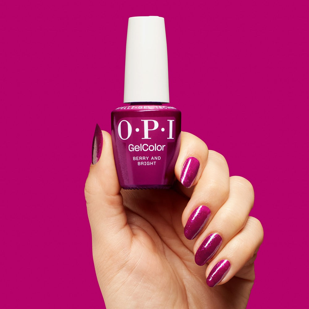 OPI Gel Color Berry and Bright 15ml - Lac de Unghii Semipermanent