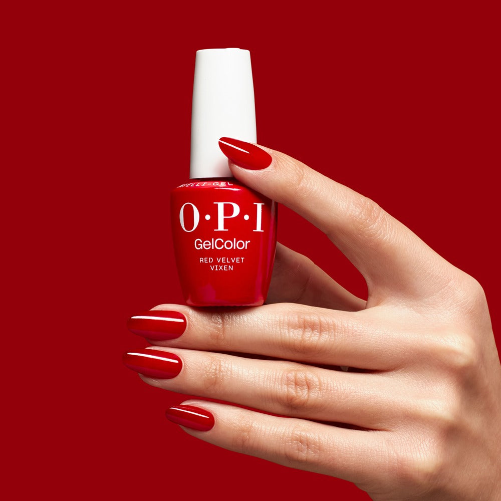 OPI Gel Color Red Velvet Vixen 15ml - Lac de Unghii Semipermanent Rosu