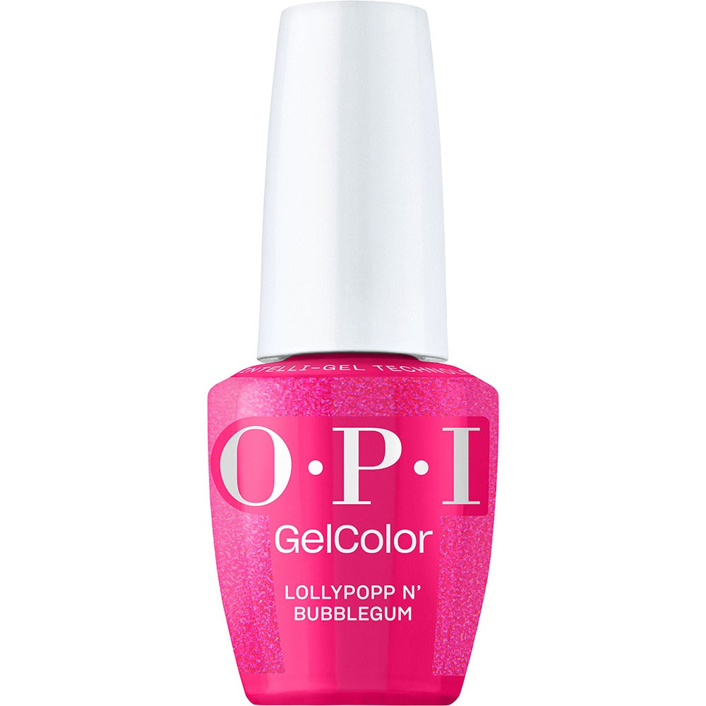 OPI Gel Color Lollypoppin’ Bubblegum 15ml - Lac de Unghii Semipermanent Roz