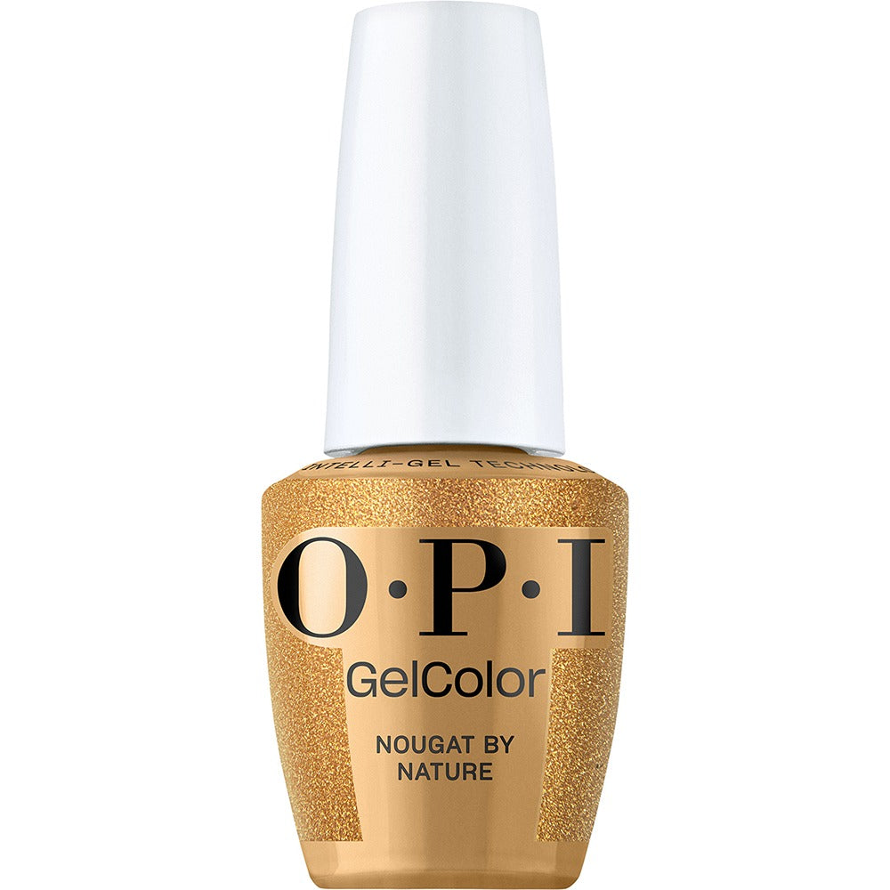 OPI Gel Color Nougat by Nature 15ml - Lac de Unghii Semipermanent Auriu