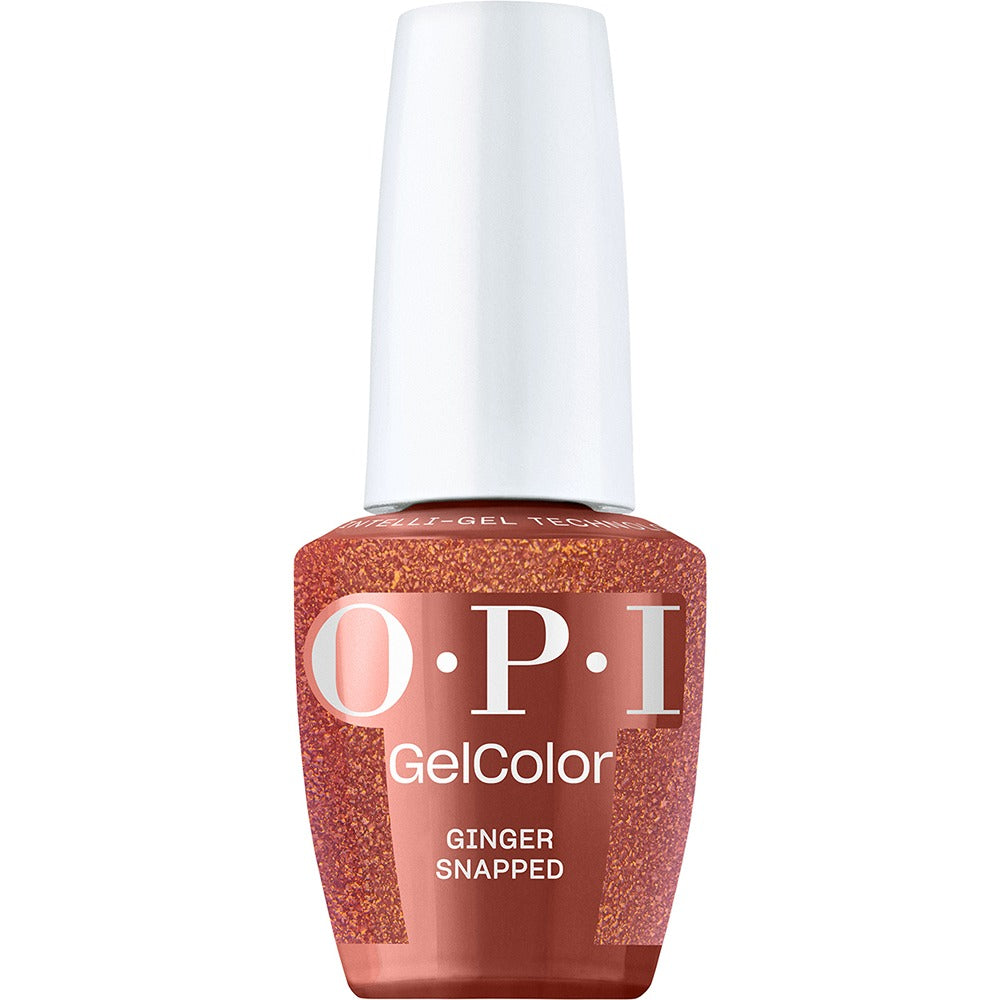 OPI Gel Color Ginger Snapped 15ml - Lac de Unghii Semipermanent Maro
